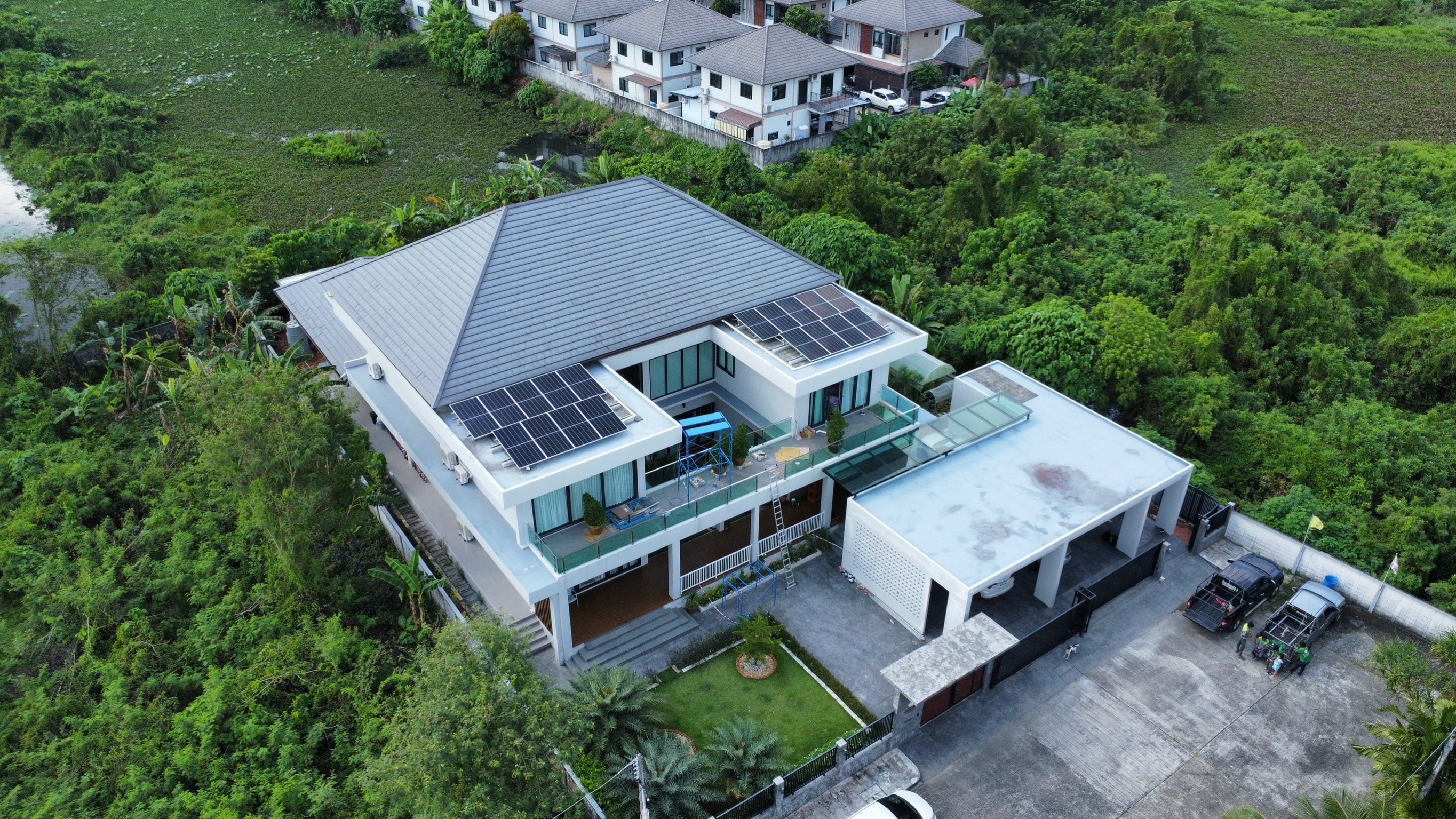 โครงการติดตั้งโซลาร์เซลล์บ้านพักอาศัย